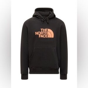 The north face black hoodie size L